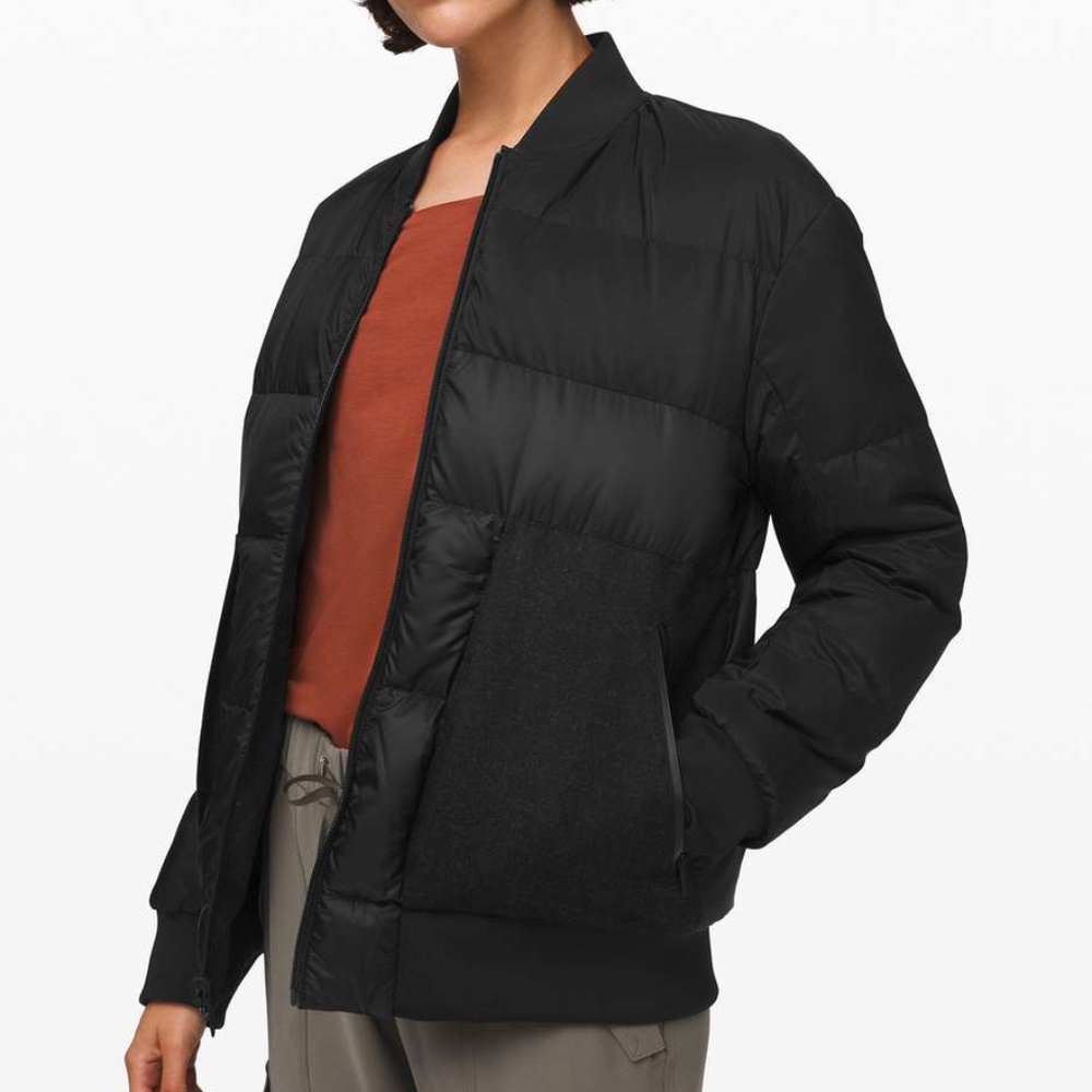 Lululemon - Roam Far Wool Bomber Jacket - Size 6